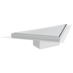 Drain de douche triangle 2 en 1 Argenté 32 x 32 x 7,5 cm 552767552767