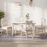 Coussins de siège 4 pcs Beige 40 x 40 x 3 cm 552768552768