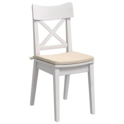 Coussins de siège 4 pcs Beige 40 x 40 x 3 cm 552768552768