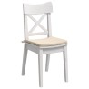 Coussins de siège 4 pcs Beige 40 x 40 x 3 cm 552768552768