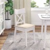 Coussins de siège 4 pcs Beige 40 x 40 x 3 cm 552768552768