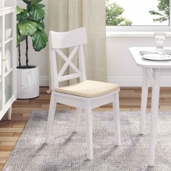 Coussins de siège 4 pcs Crème 40 x 40 x 3 cm 552769552769