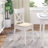 Coussins de siège 4 pcs Crème 40 x 40 x 3 cm 552769552769