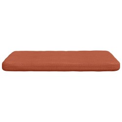 Coussins de siège 4 pcs Rouge orange 40 x 40 x 3 cm 552774552774