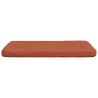 Coussins de siège 4 pcs Rouge orange 40 x 40 x 3 cm 552774552774