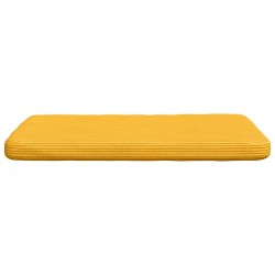 Coussins de siège 4 pcs Jaune clair 40 x 40 x 3 cm 552775552775