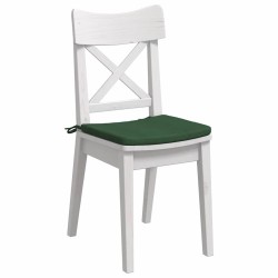 Coussins de siège 4 pcs Vert foncé 40 x 40 x 3 cm 552776552776