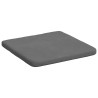 Coussins de siège 4 pcs Gris foncé 40 x 40 x 3 cm 552778552778