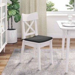Coussins de siège 4 pcs Gris foncé 40 x 40 x 3 cm 552779552779