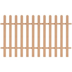 Clôture à piquets WPC 200x120 cm 552782552782