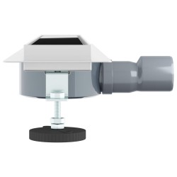 Drain de douche avec couvercle en verre et siphon à 360° 60 cm 552783552783