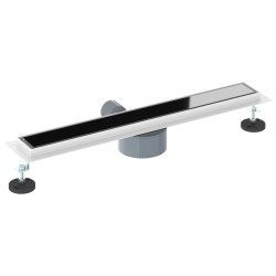 Drain de douche avec couvercle en verre et siphon à 360° 60 cm 552783552783