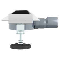 Drain de douche avec couvercle en verre et siphon à 360° 80 cm 552784552784