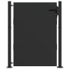 Porte de Jardin Noir 105 x 130 cm Acier enduit de poudre 552786552786