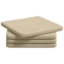 Coussins de siège 4 pcs Crème 40 x 40 x 3 cm 552788552788