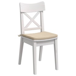 Coussins de siège 4 pcs Crème 40 x 40 x 3 cm 552788552788