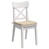 Coussins de siège 4 pcs Crème 40 x 40 x 3 cm 552788552788