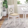 Coussins de siège 4 pcs Crème 40 x 40 x 3 cm 552788552788