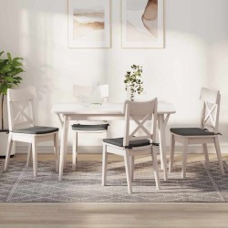 Coussins de siège 4 pcs Gris clair 40 x 40 x 3 cm 552791552791