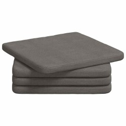Coussins de siège 4 pcs Gris clair 40 x 40 x 3 cm 552791552791