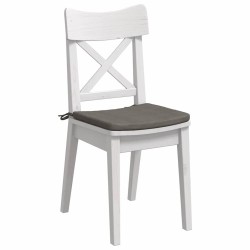 Coussins de siège 4 pcs Gris clair 40 x 40 x 3 cm 552791552791