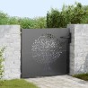Porte de Jardin Noir 85 x 100 cm Acier peint par poudre 552794552794