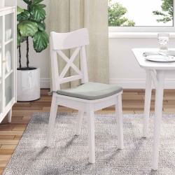 Coussins de siège 4 pcs Gris clair 40 x 40 x 3 cm 552795552795