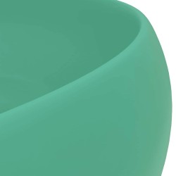 Lavabo rond de luxe Vert clair mat 40x15 cm Céramique 552796552796