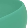 Lavabo rond de luxe Vert clair mat 40x15 cm Céramique 552796552796