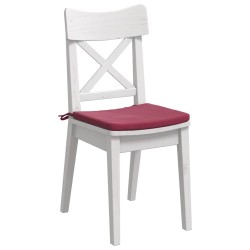 Coussins de siège 4 pcs Bordeaux 40 x 40 x 3 cm Velours 552797552797