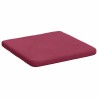 Coussins de siège 4 pcs Bordeaux 40 x 40 x 3 cm Velours 552797552797