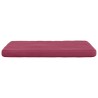 Coussins de siège 4 pcs Bordeaux 40 x 40 x 3 cm Velours 552797552797