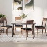 Coussins de siège 4 pcs Noir 40 x 40 x 3 cm Velours 552800552800