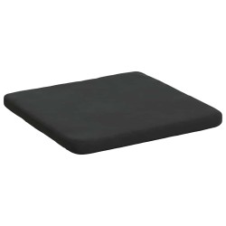 Coussins de siège 4 pcs Noir 40 x 40 x 3 cm Velours 552800552800