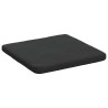 Coussins de siège 4 pcs Noir 40 x 40 x 3 cm Velours 552800552800