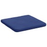 Coussins de siège 4 pcs Bleu police 40 x 40 x 3 cm Velours 552802552802