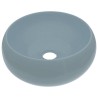 Lavabo rond de luxe Bleu clair mat 40x15 cm Céramique 552808552808