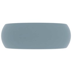 Lavabo rond de luxe Bleu clair mat 40x15 cm Céramique 552808552808