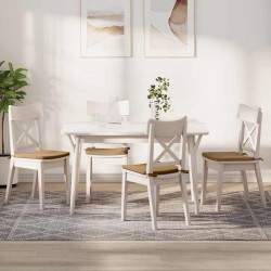 Coussins de siège 4 pcs Marron 40 x 40 x 3 cm Velours 552809552809