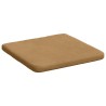 Coussins de siège 4 pcs Marron 40 x 40 x 3 cm Velours 552809552809