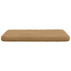 Coussins de siège 4 pcs Marron 40 x 40 x 3 cm Velours 552809552809
