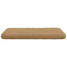 Coussins de siège 4 pcs Marron 40 x 40 x 3 cm Velours 552809552809