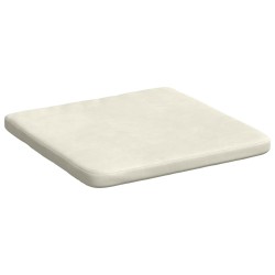 Coussins de siège 4 pcs Crème 40 x 40 x 3 cm Velours 552810552810