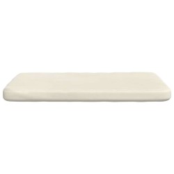 Coussins de siège 4 pcs Crème 40 x 40 x 3 cm Velours 552810552810