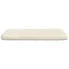 Coussins de siège 4 pcs Crème 40 x 40 x 3 cm Velours 552810552810