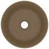 Lavabo rond de luxe Crème mat 40x15 cm Céramique 552812552812