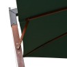 Parasol suspendu avec poteau en bois 300x300 cm vert 552813552813