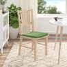 Coussins de siège 4 pcs Vert clair 40 x 40 x 3 cm Velours 552817552817