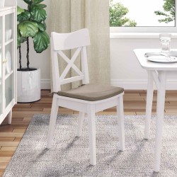 Coussins de siège 4 pcs Taupe 40 x 40 x 3 cm 552820552820