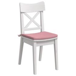 Coussins de siège 4 pcs Rose 40 x 40 x 3 cm Velours 552821552821